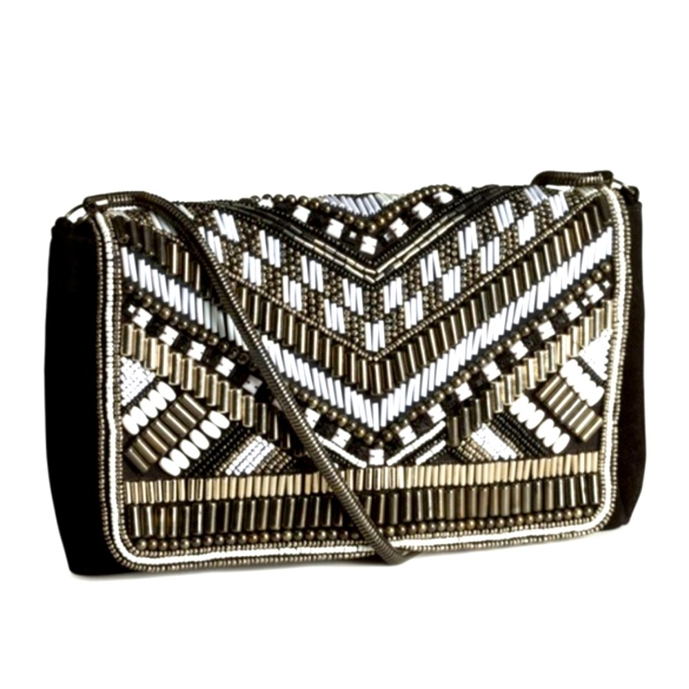 Forever 21 Beaded Clutch/Crossbody